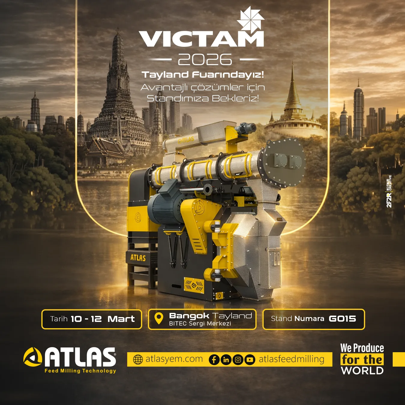 10 - 12 Mart Vıctam 2026 Tayland Fuarındayız