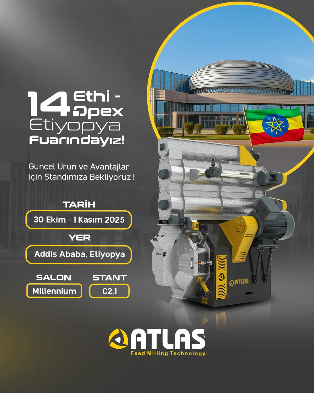 14. Ethiopex Etiyopya Fuarındayız